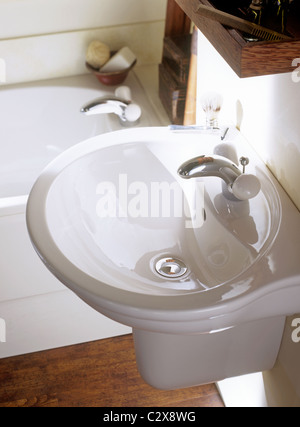 bathroom basin Stock Photo