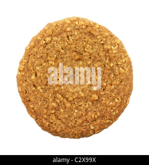 Single sugar free oatmeal cookie Stock Photo