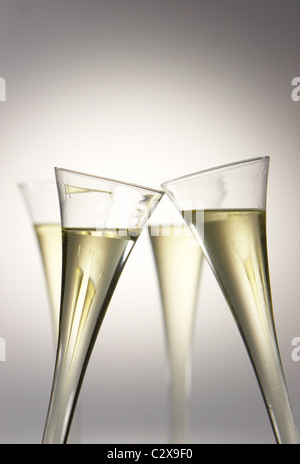 Champagne glasses Stock Photo