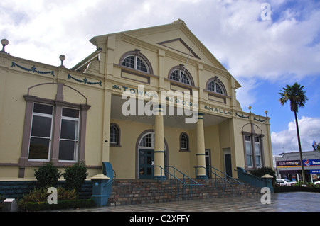 Cambridge Town Hall building, Victoria Street, Cambridge, Waikato Region, North Island, New Zealand Stock Photo