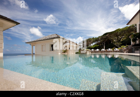 Sunrise Villa Mustique swimming pool Stock Photo