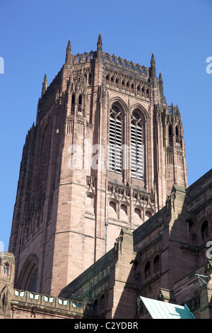 Liverpool Anglican cathedral. St James' Stock Photo