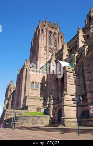 Liverpool Anglican cathedral. St. James' Stock Photo