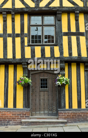 Tudor style timber-framed house in Ludlow, Shropshire, UK Stock Photo