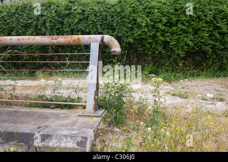 Landscape of old Olympic site, the centre of attention for the unsuccessful bids of 1999/2003, now overgrown and underused. Stock Photo