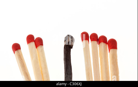 Icon of bullying, geek, and equality Stock Photo