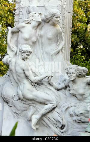 Austria, Vienna, Johann Strauss monument Stock Photo