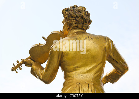 Austria, Vienna, Johann Strauss monument Stock Photo