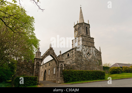 Old church at Tollymore Forest Park Stock Photo