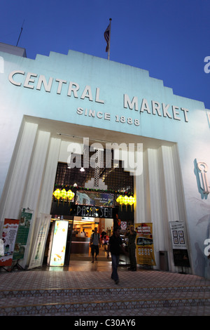 Entrance to the Central Market, Kuala Lumpur Stock Photo