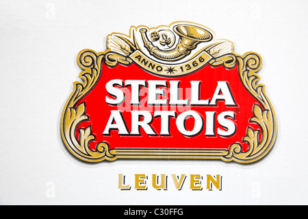 Stella Artois logo Stock Photo