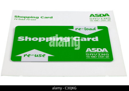 Asda Shopping Card. EDITORIAL ONLY Stock Photo