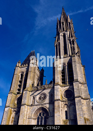 Cathédrale Notre-Dame de Senlis Oise France Stock Photo