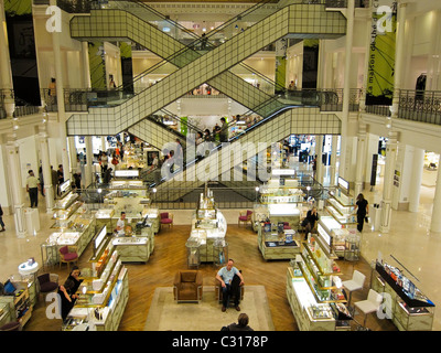 Paris Le Bon Marche - Interior of Le Bon Marche department store in the ...