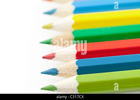 Coloured pencils Stock Photo