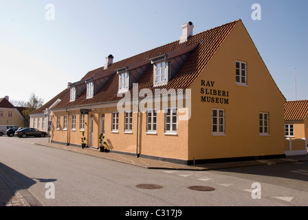 Sæby is a Danish town, with a population of 8,898, in Frederikshavn municipality, Region Nordjylland on the northeast coast Stock Photo