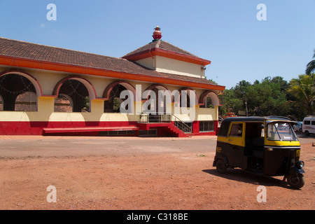 Arpora Hindu temple Stock Photo