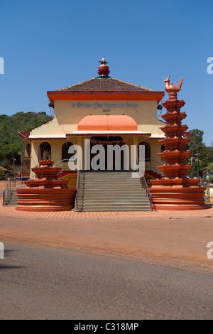 Arpora Hindu temple Stock Photo