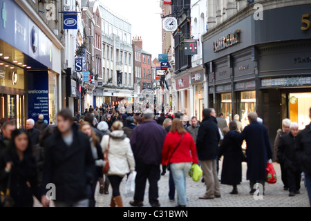 York City Centre Shopping Stock Photo