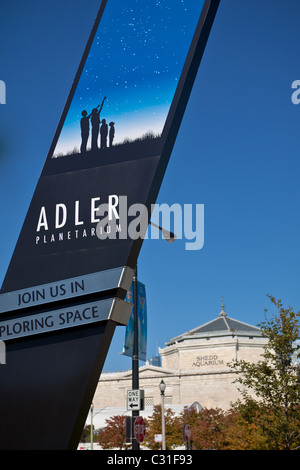 Adler Planetarium in Chicago, IL, USA. Stock Photo