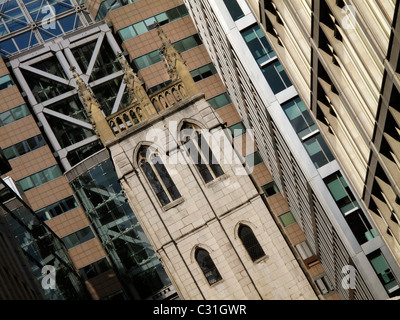 Tower of St Alban, Wood Street, London, England Stock Photo