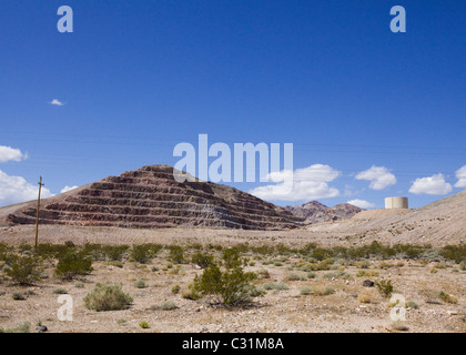 Surface mining landscape Stock Photo
