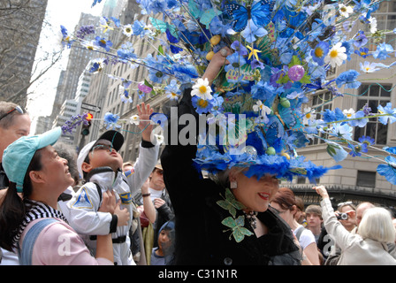 The Easter Parade on Fifth Avenue in New York city Stock Photo