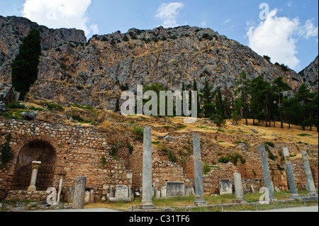 View of Delphi, Greece Stock Photo