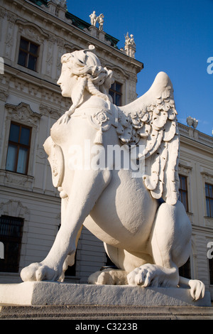 sphinx from vienna palace Stock Photo