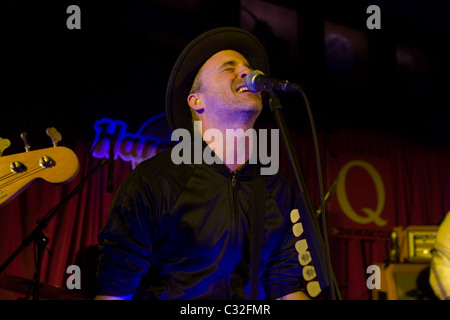 Fran Healy of Travis performing at the Hard Rock Cafe London, England - 13.10.08 Stock Photo