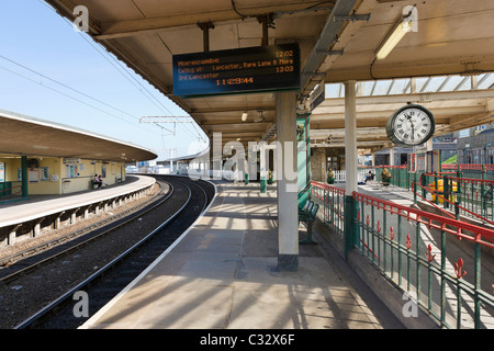 Carnforth Railway Station (location for the 1945 film 'Brief Encounter'), Carnforth, Lancashire, UK Stock Photo