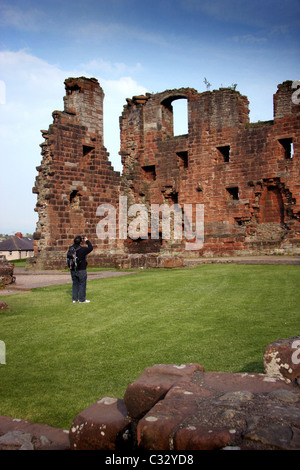 Penrith Castle in Lake District Cumbria Stock Photo