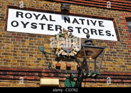 Royal Native Oyster Stores, Whitstable, Kent Stock Photo