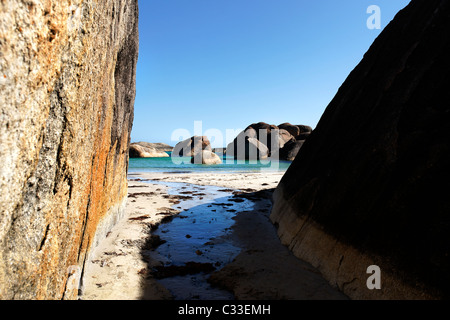 Elephant Cove, Elephant Rocks near Denmark, William Bay National Park, Southwest Australia Stock Photo