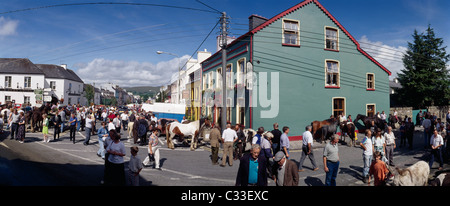 Kenmare Fair Day,Kenmare,Co Kerry,Ireland;Traditional Horse Market Stock Photo