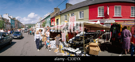 Kenmare Fair Day,Kenmare,Co Kerry,Ireland;Market Traders Stock Photo