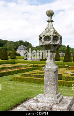 Pitmedden Gardens near Ellon in Aberdeenshire, Scotland Stock Photo