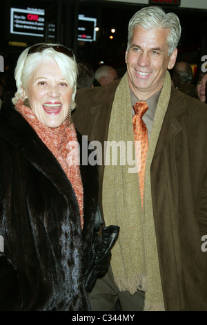 Linda Lavin and Steve Bakunas Opening Night of 'Liza's At The Palace' at the Palace Theatre on Broadway - Arrivals New York Stock Photo