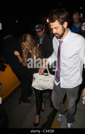 Lauren Conrad leaves Crown bar with a mystery male Los Angeles, California - 03.12.08 RSH/ Stock Photo