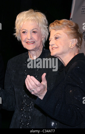 **File Photo** 'Golden Girls' star Beatrice Arthur dies at 86  Bea Arthur and Angela Lansbury          Academy Of Television Stock Photo