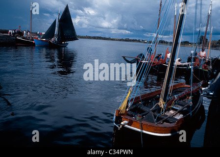 Kinvara,Co Galway,Ireland;Fishing Boats & Hooker Stock Photo