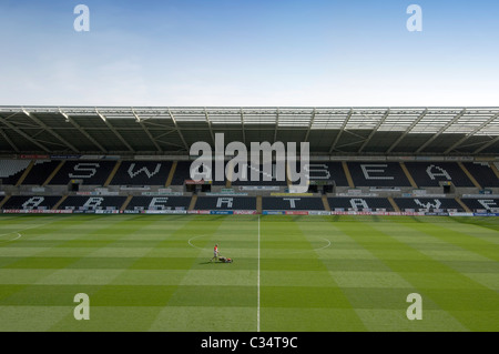 The Liberty Stadium in Swansea - home to Swansea City Football Club and the Ospreys Rugby Club. Stock Photo