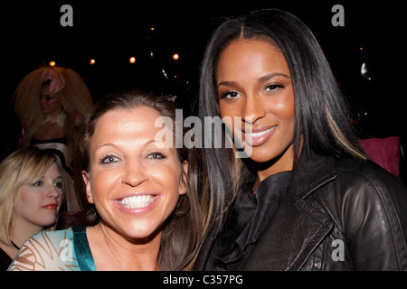 Wendy Diamond and Ciara MAC Cosmetics And V Magazine Celebrate MAC's 'Hello Kitty Collection' at Cedar Lake - Inside New York Stock Photo