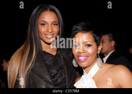 Ciara and Malinda Williams MAC Cosmetics And V Magazine Celebrate MAC's 'Hello Kitty Collection' at Cedar Lake - Inside New Stock Photo