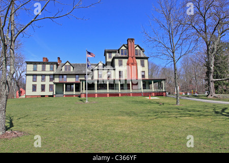 The Caleb Smith House and Museum, a state park in Smithtown, Long Island, NY Stock Photo