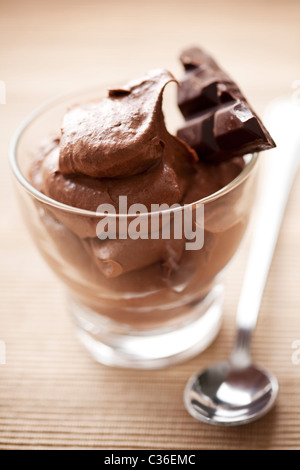 chocolate mousse Stock Photo
