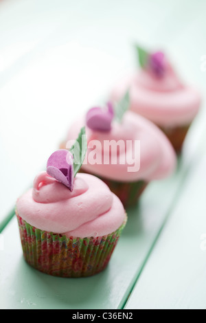pastel cupcakes Stock Photo