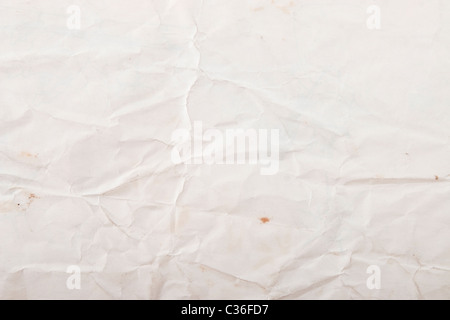 Texture of crumpled white parchment or paper. Abstract background for  design. Blank with copy space for a text Stock Photo - Alamy