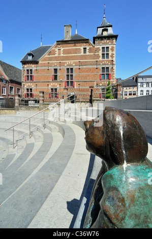 Amphitheater and town hall of Borgloon, Hesbaye, Belgium Stock Photo