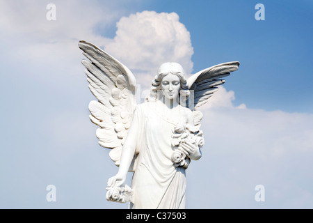 Angel statue. Downs Crematorium, Brighton. East Sussex, England, UK ...